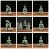 Oriental Culture Sandstone Buddha Green Sandstone Buddhist Ornament Tea Pet   Restaurant