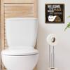 Декоративная картина в деревянной раме для вазы с цветами, настенное панно-приветствие для ванной, Декоративный знак для стены гостиной, домашнего офиса