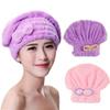 Absorbent Quickly Hair Drying Shower Cap Turban Towel Microfiber Hair Towel Bathroom Products for Women Girls Ladies