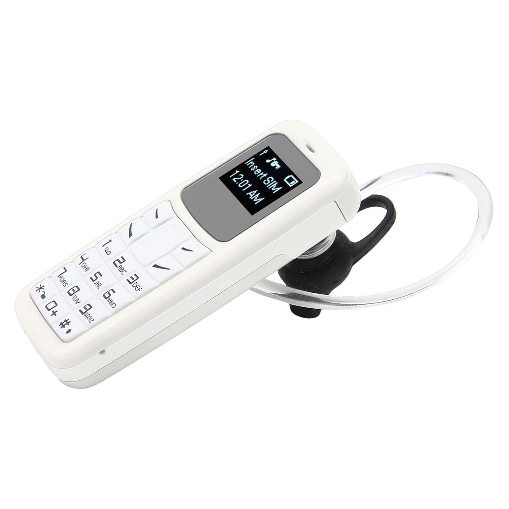 Mobile Cell Phone Small Mobile Phone Headset Dialer with Ear Hook Support SIM 0.66inch