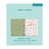 Aden anais essentials swaddle sage forest 2 шт. +