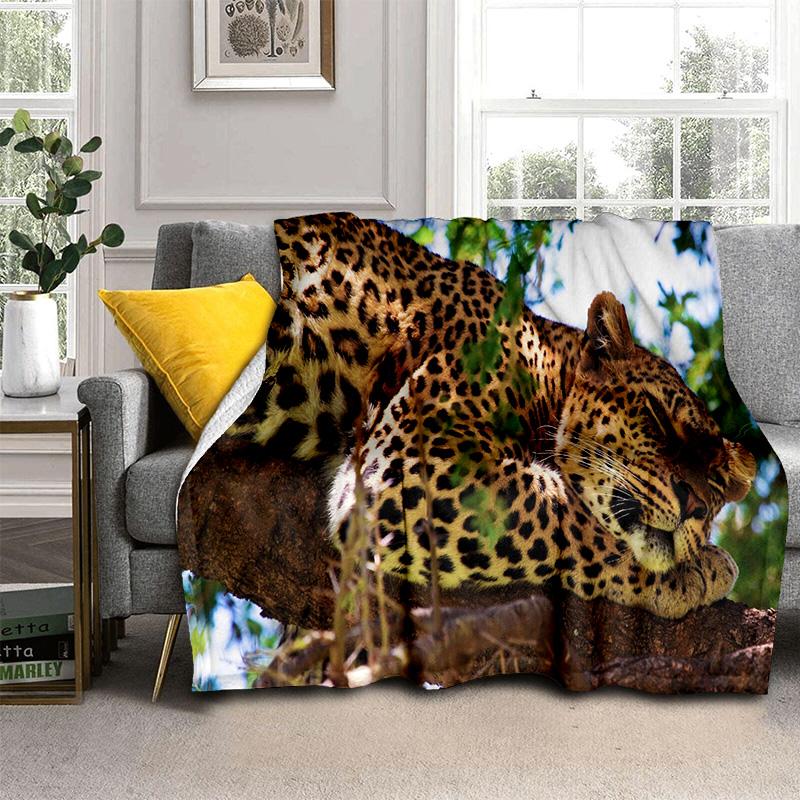 Одеяло с рисунком зверя, леопарда, гепарда, мягкое одеяло для дома, спальни, кровати, дивана, пикника, путешествия, офиса, одеяло, детское одеяло