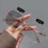 New Style Photochromic Reading Glasses Men Women Color Changing Eyeglasses Anti Uv Sunglasses Luxury Far Sighted Eyewear 0~+4.0