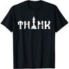 Think Retro Vintage Chess Отличная футболка премиум-класса унисекс