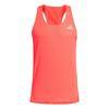 Climacool Ess Tank Top Quick Dry Cool Running Slim Fit Sports Vest Unisex Tops Bright-Red Dark-Silver-Gray JZ2151