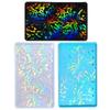 Holographic Light and Shadow Notebook Cover Decorative Silicone Mold Mirror AB Surface Jewelry DIY Handmade Tool