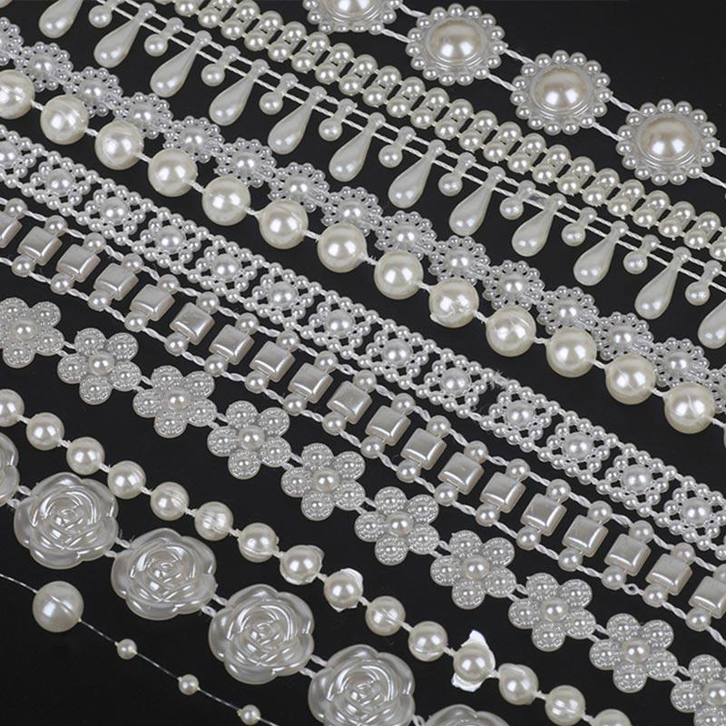 2-10 м/пакет, многоразмерные бусины из АБС-пластика, имитация жемчуга, цепочка, сделай сам, украшение для свадебной вечеринки, ювелирная фурнитура, аксессуары для рукоделия