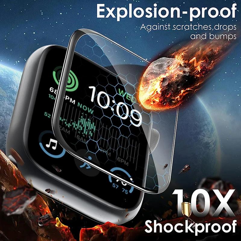 1-5 шт. Защитная пленка для экрана Apple Watch 9 8 7 6 SE 38 мм 40 мм 42 мм 44 мм 41 мм 45 мм Не закаленное стекло Пленка iWatch Ultra 1 2 3 49 мм