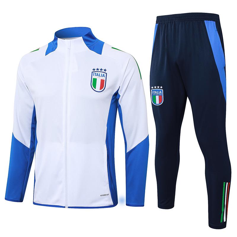 2024 country captain zipper Argentina Portugal Italy Brazil Germany warm-up jersey football jersey