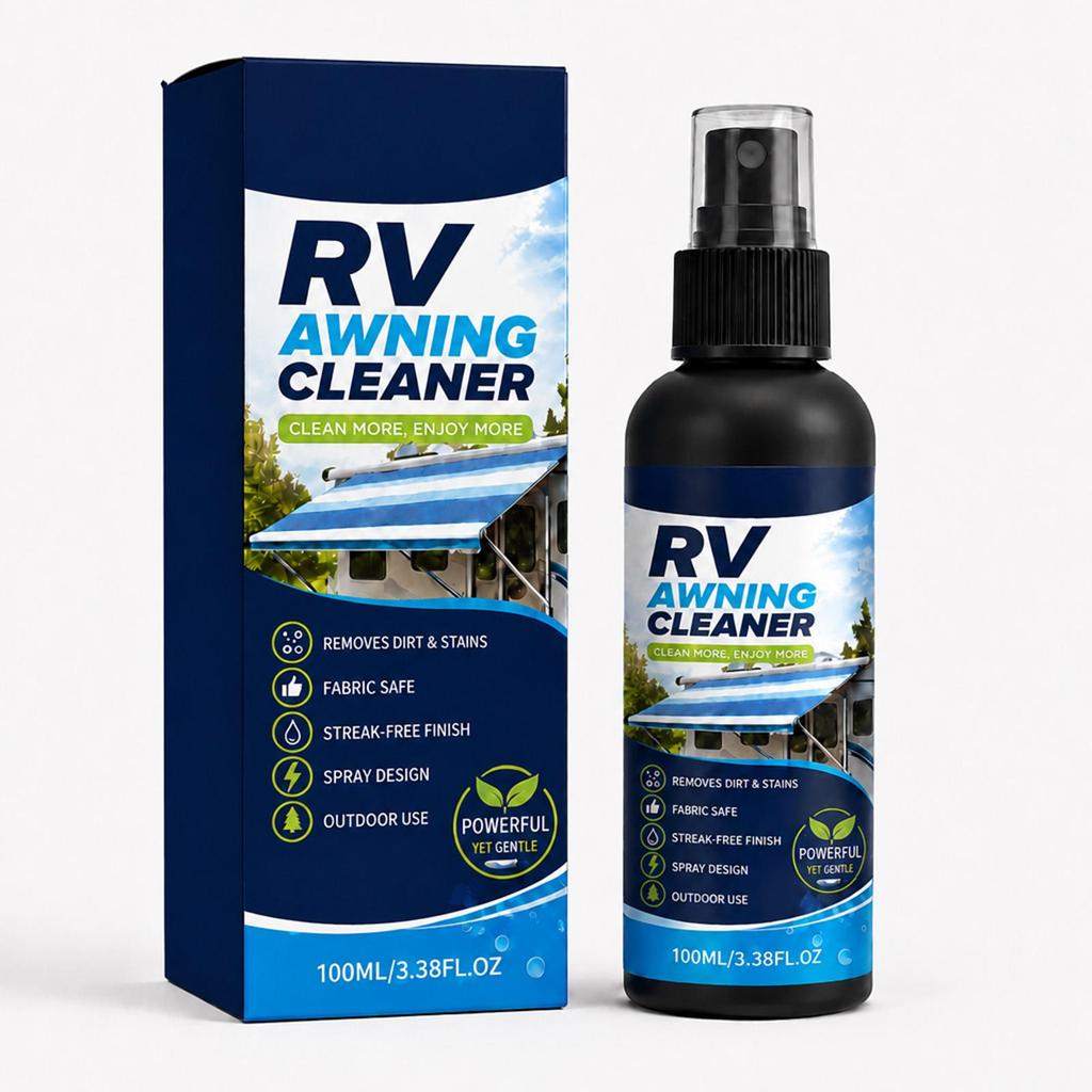 RV Awning Cleaning Spray Cleaning Stains Adapted to Synthetic Fabric Fine Mist Penetration Outdoor Convenient Cleaning Spray