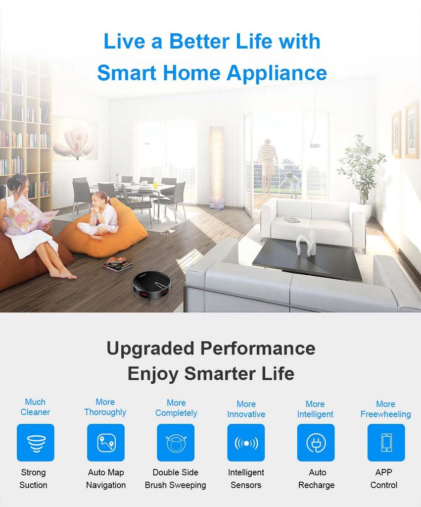 Робот-пылесос LIECTROUX V3S Pro, всасывание 4000 Па, сухая и влажная уборка, 2D-навигация по карте, с памятью, голосовое приложение Wi-Fi
