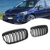 Глянцевая черная передняя решетка радиатора подходит для BMW 2 Series Gran Tourer F45 F46 2015-2018