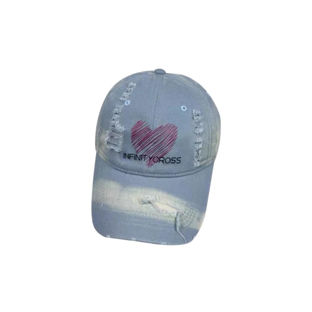 Бейсболка с регулируемой надписью Солнцезащитная кепка с дыркой Модная бейсболка Love Streetwear