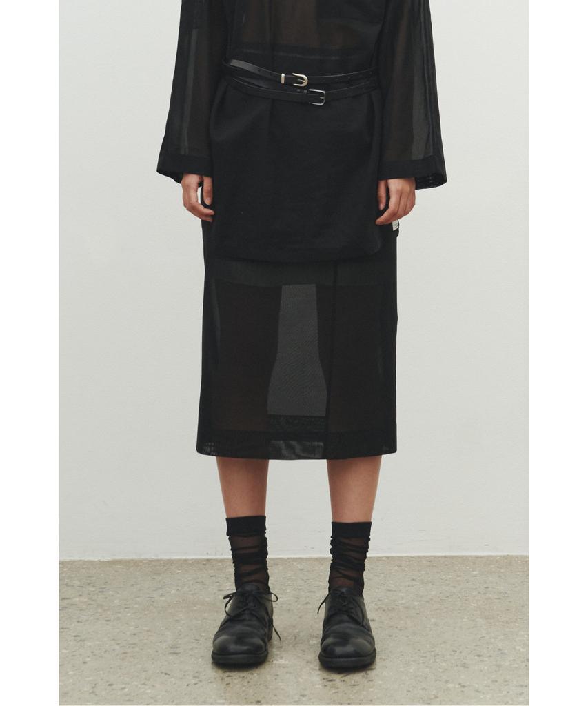 Recorde Layered Lining Sheer Skirt_Rqkas25542Bkx