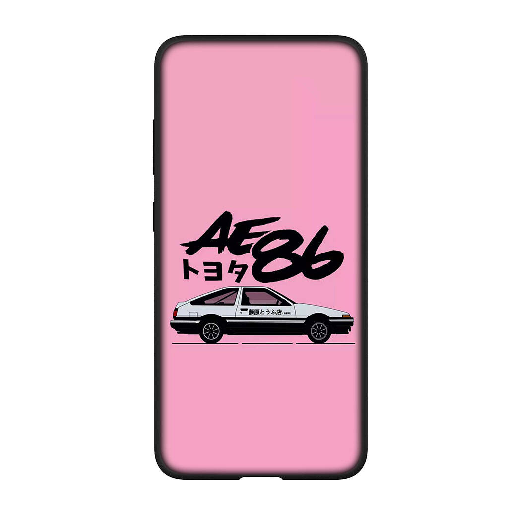 for Motorola Moto Edge 60 50 G54 G86 Samsung Galaxy S25 iPhone 17 16 15 Xiaomi Redmi Note 14 13 Pro Max Case Supercar Initial D Super Car AE86 Cover