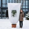 Защита от мороза для молодых деревьев и кустарников, Защитный чехол для растений с окном для обзора, Сверхтолстое нетканое полотно, Устойчивое к зимним погодным условиям, Для холодного климата