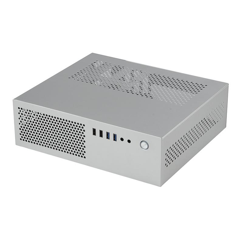SKTC A10 Мини Горизонтальный/Вертикальный Корпус для HTPC Компьютера MATX 24x24 Материнская Плата Блок Питания 1U 7.3L