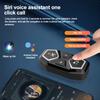 X11 Bluetooth гарнитура для мотоциклетного шлема водонепроницаемые беспроводные наушники 1200 мАч громкая связь шумоподавление мотоциклетные наушники