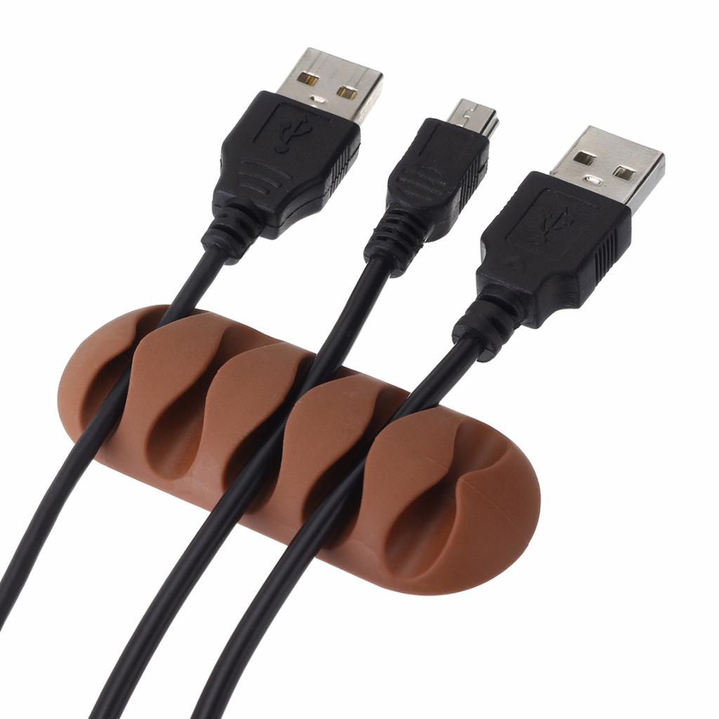 Проводной шнур Зажимы для проводов USB-держатель зарядного устройства Органайзер Настольный кабель для хранения
