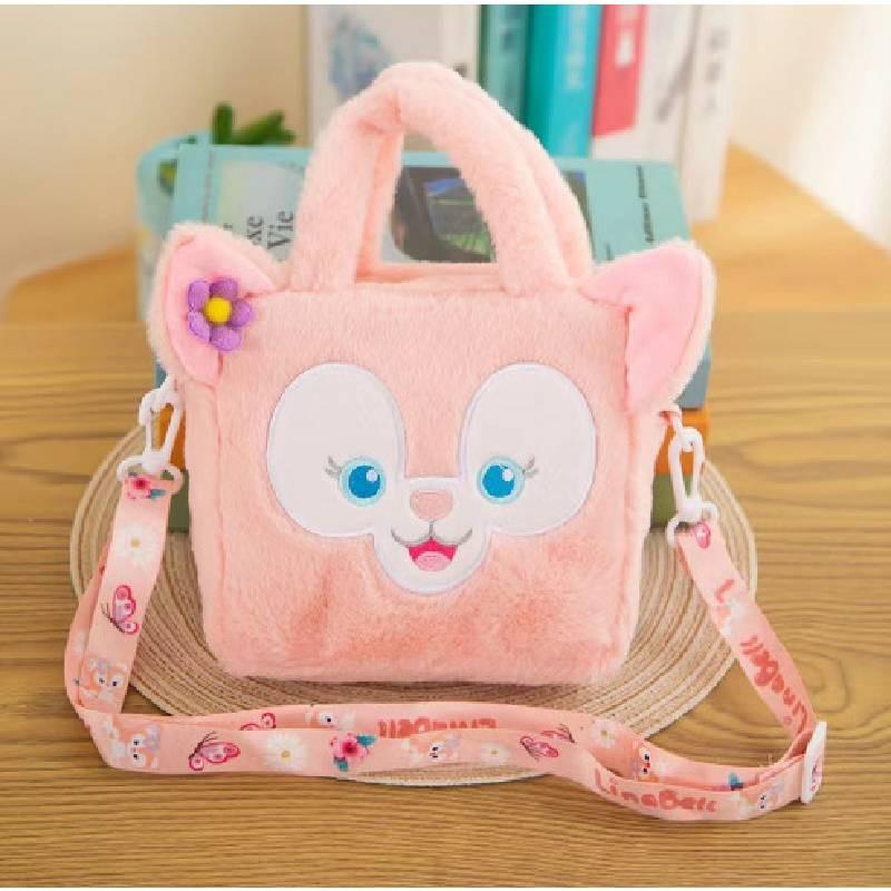 Очаровательная плюшевая ручная косметичка-кукла Sanrio Kuromi. Идеально подходит для детей и коллекционеров.