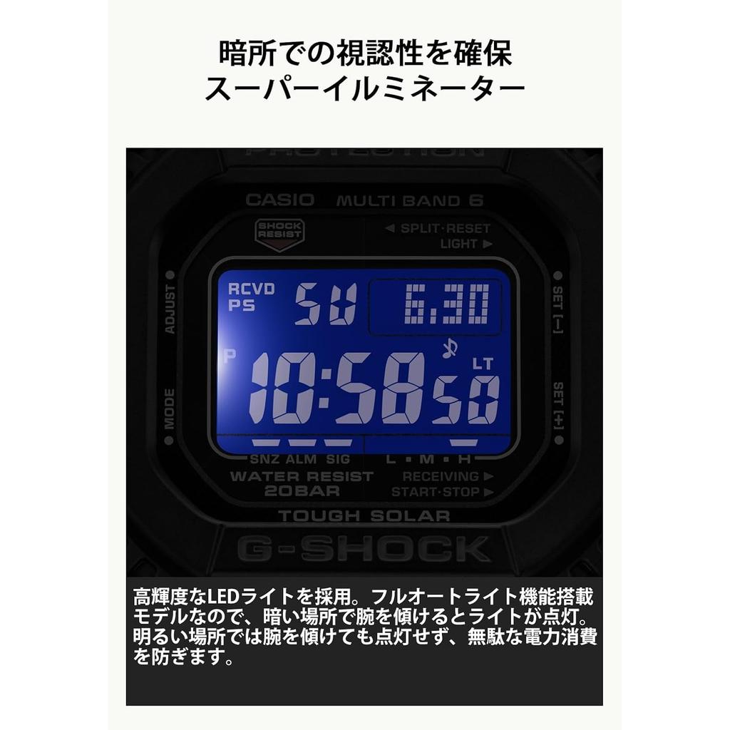 G-Shock GW-M5610U-1BJF Casio Men's Watch, Black