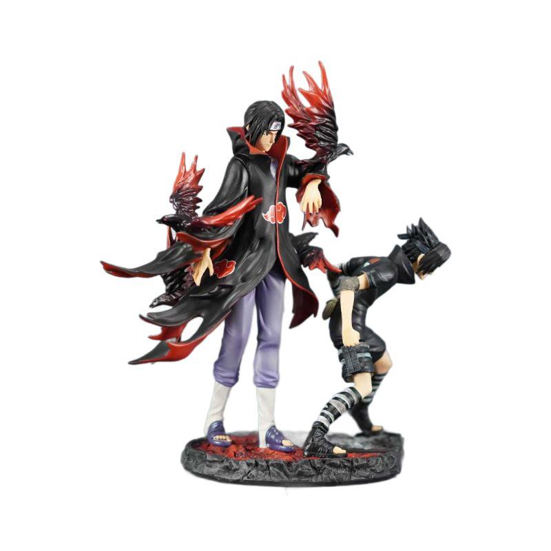 MZ Zuo Хокаге Облигации: Учиха Итачи и Саске Наруто Фигурка Ниндзя Украшение Статуя GK
