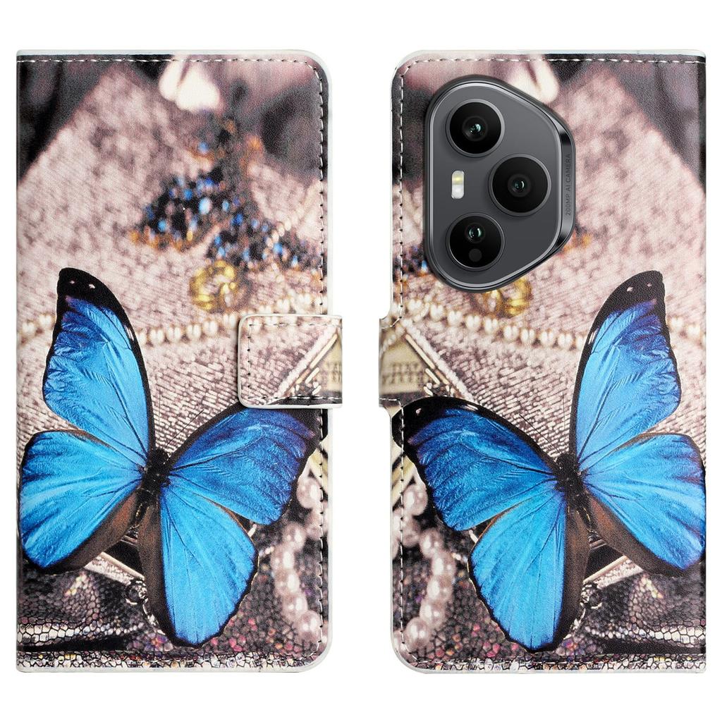 For Honor 400 Pro 5G (Глобальный) Чехол с принтом, кошелек из ПУ кожи, чехол для телефона