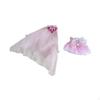 Bridal Gown Costume for 15cm Doll Ideal As Birthday Gift Kids