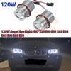 Светодиодные габаритные огни Angel Eyes белые 120 Вт для BMW E39 E53 E60 E61 6312694048 63126916097 63126929309, лампы фары Halo Ring