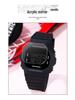 Sanda Multifunctional Waterproof Luminous Square Sport Watch - Fashionable Student Wristwatch