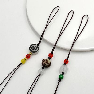 Ручной плетеный ремешок для мобильного телефона, брелок и аксессуар для DIY-украшений