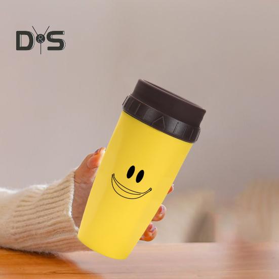 Portable Twizz Cup Leak-Proof Travel Mug with Straw Dual-layer Insulated Silicone Twist Design Hot/Cold Drinking Cups for Kids Students