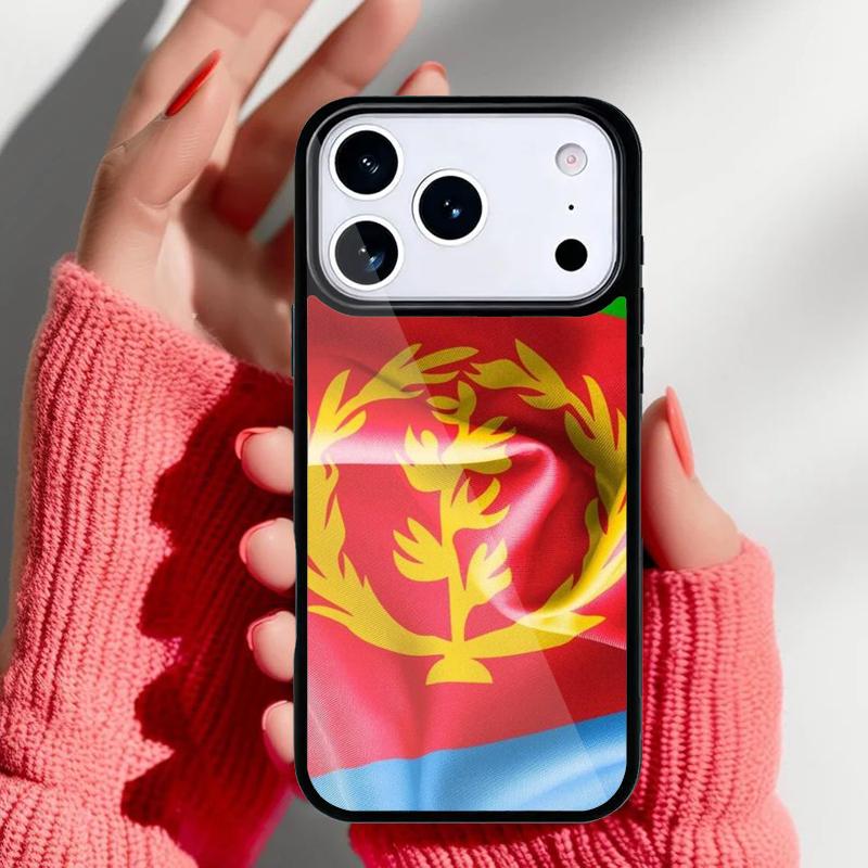 Чехол для телефона Флаг Эритреи для iPhone 17 16 15 14 13 Pro Max Задняя крышка для 12 11 Pro Coque