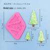 New 3D Christmas Tree Silicone Mold Chocolate Fondant Soap Making Art Resin Mould DIY Party Cake Decoration Kitchen Baking Tools