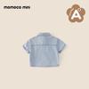 MOMOCO Boys' Short Sleeve Denim Shirt