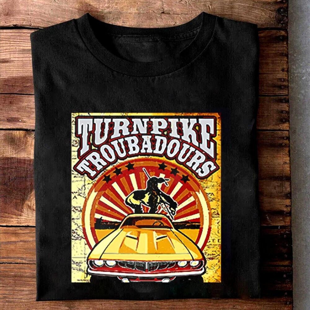 Горячая футболка с логотипом группы Turnpike Troubadours Новая Популярная Унисекс Футболка Унисекс Футболка