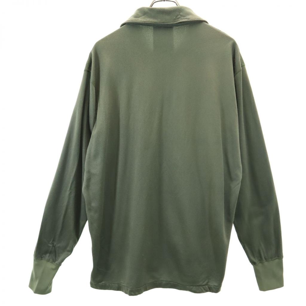 АРМИЯ США 90-х Рубашка для сна С длинным рукавом Толстовка-тренер на молнии до половины L Мужская Б/у