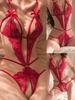 Hot Sexy Lingerie Women Naughty Full Bodysuit Hollow Backless Open Crotch Onlyfans Exotic Costumes Fantasy Babydoll Outfit