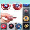 Vibrantly Colored Captain America Fidget Spinner With High-speed Rotation For Stress Relief