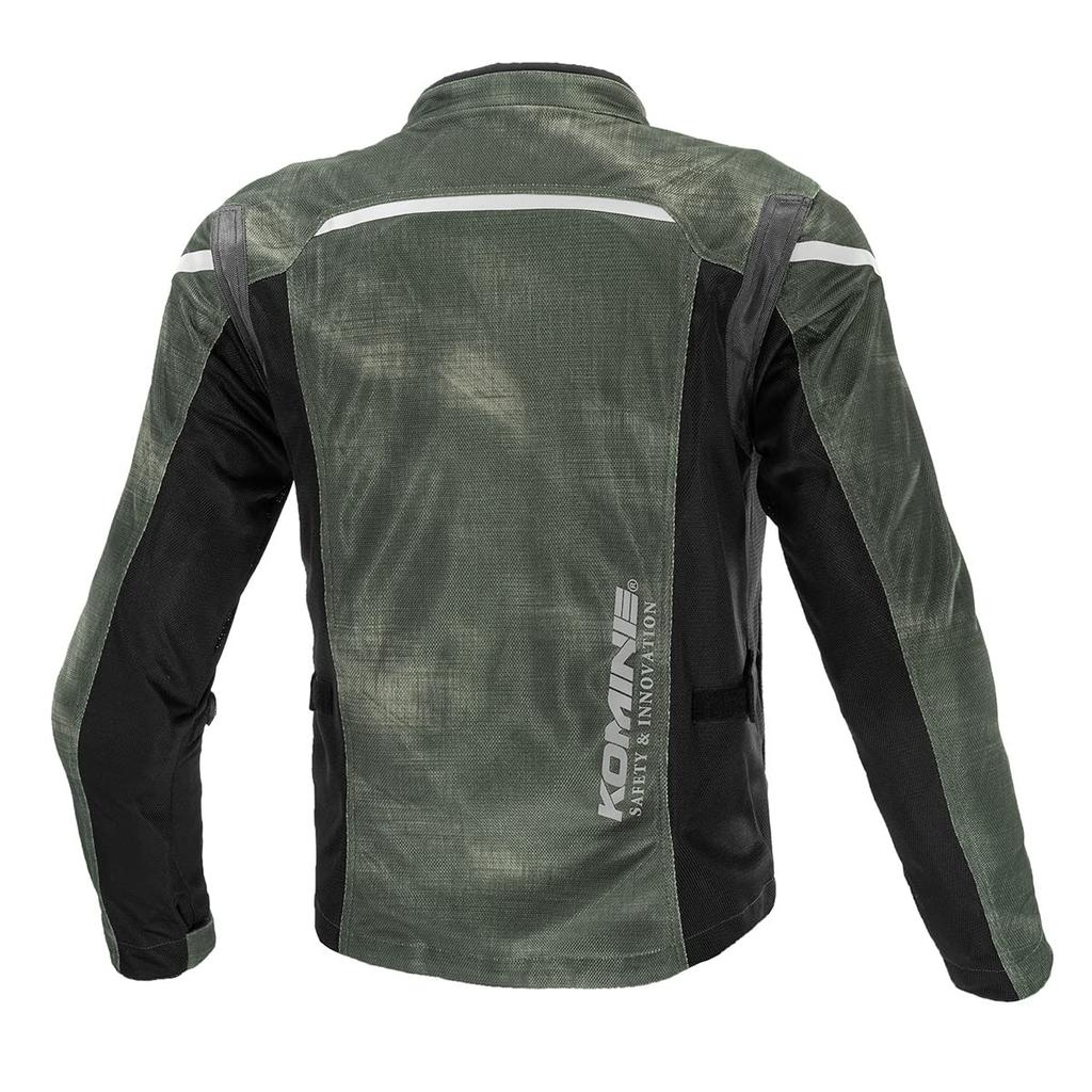 Motorcycle Protective Full Mesh Jacket For CE Standard Mesh Material Protector Smoke Black L [KOMINE] JK-1283 Spring/Summer 07-1283 Men's