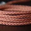 NICEHCK Наушник OFC QDC 2Pin на штекере из углеволокна с металлическим апгрейдом DIY наушник Улучшенный звук Премиальный сменный кабель для наушников QDC QDC