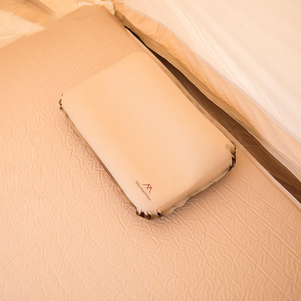 Подушка для кемпинга Портативная самонадувающаяся подушка для сна 3D Ультралегкая наволочка из искусственной замши Подушка для шеи для путешествий на открытом воздухе