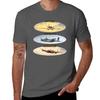 Spitfire Mosquito Lancaster Collages With Banners Tshirt Classic Graphic Short Sleeve Top