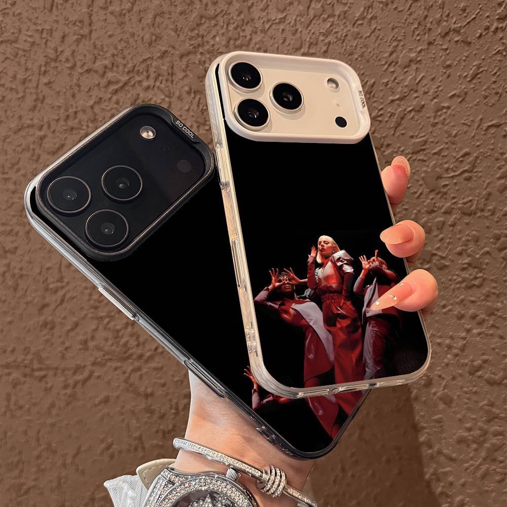 Чехол для телефона Singer B-Beyonce для iPhone 17 17Air 16 15 14 13 12 11 Pro Max Plus Цветной Серебристый