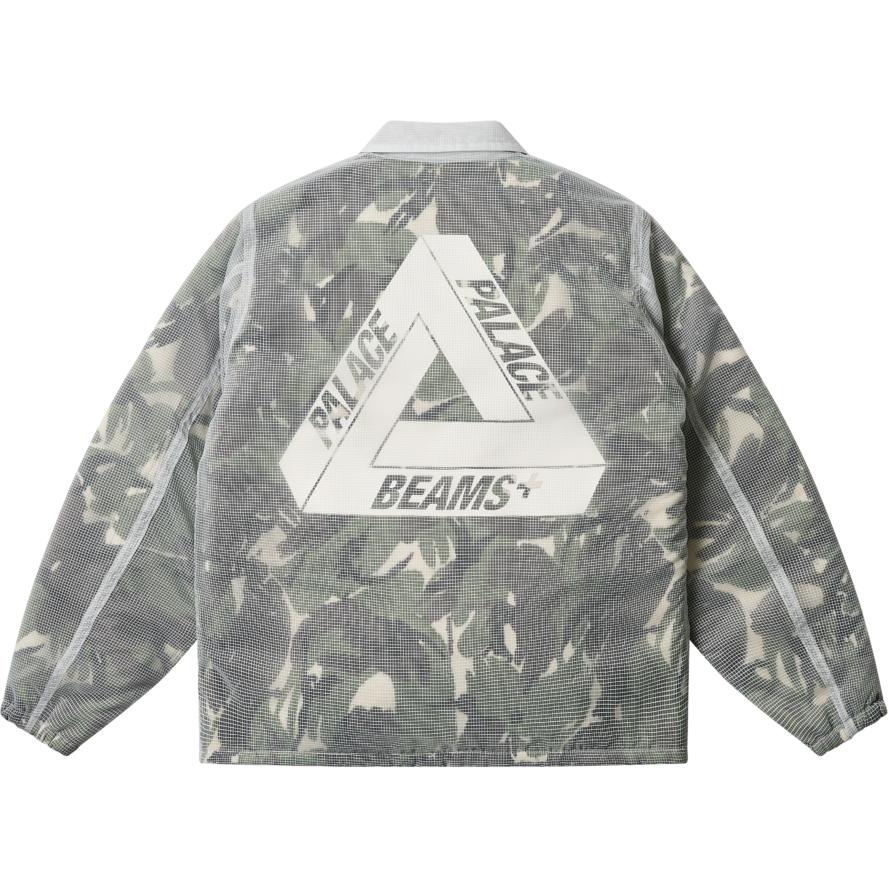 Palace X Beams Plus флисовая подкладка тренерская куртка камуфляж унисекс верхняя одежда многоцветная 3818059613915