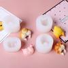 New Cute Animal Butt Silicone Mold Fondant Cake Chocolate Dessert Aromatherapy Plaster Mold