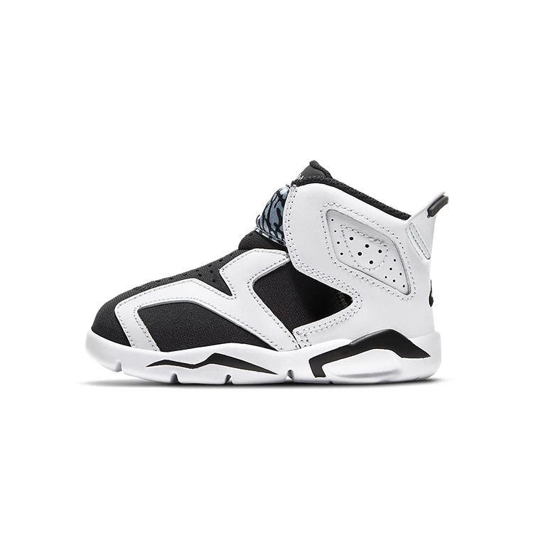 Air Jordan 6 Retro Little Flex TD Белый Черный Детские Кроссовки Чистый Платиновый CT4417-100