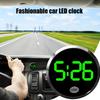 Автомобильные часы Мини-часы Цифровые часы с сенсорным управлением и подсветкой Светодиодный дисплей Украшение приборной панели автомобиля Часы-украшения Аксессуары