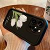 Мягкий милый чехол с цветами для iPhone 16 11 Чехол для iPhone 13 15 12 14 Pro Max XS X XR 7 8 SE Ударопрочная эстетичная задняя крышка
