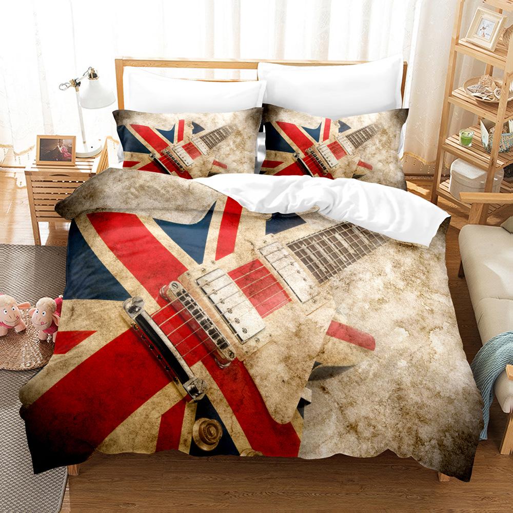 Модная технология печати, 3D цифровая печать, постельное белье, пододеяльники, наволочки, комплекты из трех предметов